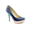 Enzo Angiolini Smiles Womens Size 8 Blue Platforms Heels Shoes New/Display