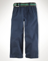 Classic straight-leg pant in cotton chino, washed for softness. Classic straight-leg pant in cotton chino, washed for softness.