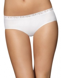 Bali Comfort Revolution Seamless Lace Hipster Panty, 8-White Bali Comfort Revolution Seamless Lace Hipster Panty, 8-White