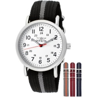 Invicta Men's 12802 Specialty Collection White Dial Nylon Watch Set with Four Interchangeable Straps Invicta Men's 12802 Specialty Collection White Dial Nylon Watch Set with Four Interchangeable Straps