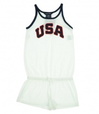 Ralph Lauren Girl's 2012 Olympic Team USA Shortall White X-Large 16