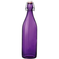 Bormioli Rocco Giara Violet Glass Bottle With Stopper Bormioli Rocco Giara Violet Glass Bottle With Stopper