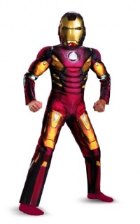 Avengers Iron Man Mark 7 Muscle Light Up Costume Avengers Iron Man Mark 7 Muscle Light Up Costume
