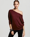 Rock this effortlessly sexy and chic top from Velvet by Graham & Spencer with skinny jeans for sleek juxtaposition.