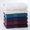 Exquisitely soft and in a wondrous array of colors, this towel is designed with superior quality. Embellished with decorative ribbed band.