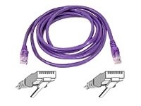 Belkin 7ft CAT5E Purple Patch Cord Snagless Belkin 7ft CAT5E Purple Patch Cord Snagless
