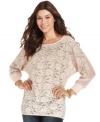 Laid-back lace is what this Kut from the Kloth top is all about. Pair it with anything from jeans to a flirty skirt!