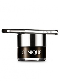Creamy liner brushes on deep, smoky, eye-defining colour. Long-wearing, waterproof formula. Ophthalmologist tested. 0.17 oz. HOW TO USE: Apply in even strokes close to lashline. Can be smudged while still wet for a smokier effect. Remove with your favourite Clinique Eye Makeup Remover. Creamy liner brushes on deep, smoky, eye-defining colour. Long-wearing, waterproof formula. Ophthalmologist tested. 0.17 oz. HOW TO USE: Apply in even strokes close to lashline. Can be smudged while still wet for a smokier effect. Remove with your favourite Clinique Eye Makeup Remover.
