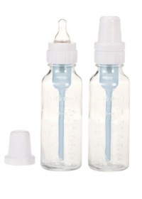 Dr Brown's 8-oz. Natural Flow Standard Glass Baby Bottles 2-pk. Dr Brown's 8-oz. Natural Flow Standard Glass Baby Bottles 2-pk.