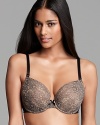 Le Mystere's stunning T-shirt bra delivers a smooth shape and versatile wear in a seam-free, printed microfiber. Style #6948.