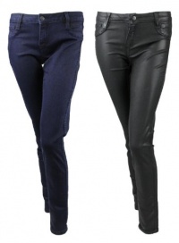 BleuLab womens blue lead / black reversible detour legging jeans 26 BleuLab womens blue lead / black reversible detour legging jeans 26