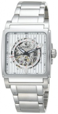 Bulova Men's 96A107 Automatic White Dial Bracelet Watch Bulova Men's 96A107 Automatic White Dial Bracelet Watch