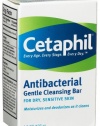 Cetaphil Antibacterial Gentle Cleansing Bar, 4.5-Ounce Bar (Pack of 6)