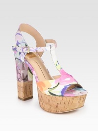 Abstract floral print and natural cork sweeten this classic leather slingback design. Cork and leather-trim heel, 5 (125mm)Cork platform, 1½ (40mm)Compares to a 3½ heel (90mm)Printed leather upperLeather lining and solePadded insoleImported Abstract floral print and natural cork sweeten this classic leather slingback design. Cork and leather-trim heel, 5 (125mm)Cork platform, 1½ (40mm)Compares to a 3½ heel (90mm)Printed leather upperLeather lining and solePadded insoleImported