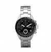 Fossil Men's CH2642 Stain Stainless Steel Bracelet Black Analog Dial Chronograph Watch