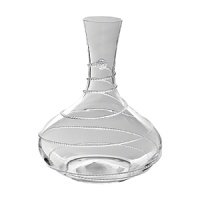 Carefully mouth blown by skilled artisans in the hills of Prague, this glass wine decanter from Juliska showcases an especially fine, delicate texture. Each one features slight variations and individual details characteristic of a handmade piece. Carefully mouth blown by skilled artisans in the hills of Prague, this glass wine decanter from Juliska showcases an especially fine, delicate texture. Each one features slight variations and individual details characteristic of a handmade piece.