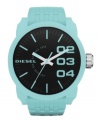 Bright with an eye-catching design, this unisex Diesel watch is a casual cool marvel.