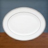 Lenox Federal Platinum Oval Platter, Slate