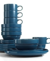 Keep the table and kitchen clean with minimalist Stakks dinnerware. Tabletops Unlimited introduces sturdy everyday porcelain for casual settings, in clever shapes designed for efficient stacking and storage. Keep the table and kitchen clean with minimalist Stakks dinnerware. Tabletops Unlimited introduces sturdy everyday porcelain for casual settings, in clever shapes designed for efficient stacking and storage.