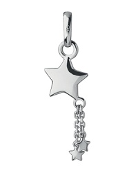 Catch a shooting star, or better yet wear one, with this delicate Links of London charm, which shines in sterling silver. Catch a shooting star, or better yet wear one, with this delicate Links of London charm, which shines in sterling silver.