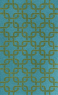 Liora Manne Spello Chains Rug, 24-Inch by 8-Feet, Aqua Liora Manne Spello Chains Rug, 24-Inch by 8-Feet, Aqua