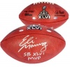 Eli Manning Signed Super Bowl XLVI Ball w/ SB XLVI MVP - Steiner Sports Certified - Autographed Footballs