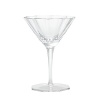 Crafted from gleaming hand-blown crystal, this hand-cut Ralph Lauren martini glass boasts an elegant art deco-inspired base.