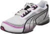 PUMA Women's Cell Vetara Rd Running Shoe, White/Silver Metallic/Black, 11 M US