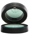 The formula of maestro eye shadow contains pure silk-like powders to create a soft, lightweight texture that glides onto eyelids in a silken veil of colour. Three different finishes replicate the breathtaking effects Giorgio Armani achieves with silk: Matte gives smooth, deep colour; Satin creates a lustrous sheen; Sparkling illuminates with iridescent shimmer. 