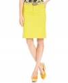 The joy of fall colors! Refresh your skirt collection with this bright Style&co. pencil silhouette.