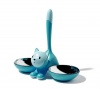 A di Alessi Tigrito Cat Bowl, Light Blue