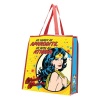 Vandor 75273 Wonder Woman Large Recycled Shopper Tote, Multicolored