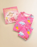 Pink rules in the pages of this beloved book, here partnered with the perfect pair of pink pajamas so your favorite pink-loving princess can have rosy dreams.By Victoria Kann & Elizabeth KannHardcover, 40npagesRecommended for ages 4-8PJs with elastic waist, scalloped trim and a satin bowCottonMachine washMade in USA Please note: Doll sold separately. 