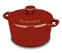 Cuisinart CI630-20CR Chef's Classic Enameled Cast Iron 3-Quart Round Covered Casserole, Cardinal Red Cuisinart CI630-20CR Chef's Classic Enameled Cast Iron 3-Quart Round Covered Casserole, Cardinal Red