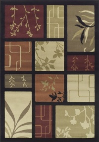 Dalyn Carlisle Graphic Black 4-Feet 11-Inch by 7-Feet Area Rug Dalyn Carlisle Graphic Black 4-Feet 11-Inch by 7-Feet Area Rug