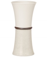 Think beyond plates and bowls – the Lucia Rose vase adds ambiance to your table with a metallic glaze and crackle effect in earthy stoneware. Designed by veteran Dansk designer, Niels Refsgaad. Think beyond plates and bowls – the Lucia Rose vase adds ambiance to your table with a metallic glaze and crackle effect in earthy stoneware. Designed by veteran Dansk designer, Niels Refsgaad.