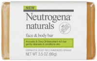 Neutrogena Naturals Face & Body Bar, Avocado & Olive Oil, 3.5 oz.