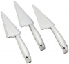 Mozaik Pie Servers, Silver, 3-Count Pie Cutter/Servers (Pack of 6)
