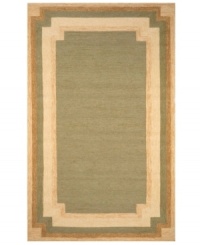Indoors or out, this versatile rug offers inviting style and just the right amount of softness. A durable blend of polypropylene and acrylic fibers make the Promenade rug a lasting addition to patios, pool-sides or family rooms. UV-stabilized to resist fading from sunlight. Indoors or out, this versatile rug offers inviting style and just the right amount of softness. A durable blend of polypropylene and acrylic fibers make the Promenade rug a lasting addition to patios, pool-sides or family rooms. UV-stabilized to resist fading from sunlight.