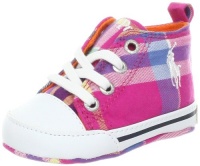 Ralph Lauren Layette Harbour Hi Sneaker (Infant/Toddler),Bright Blush Plaid,4 M US Toddler Ralph Lauren Layette Harbour Hi Sneaker (Infant/Toddler),Bright Blush Plaid,4 M US Toddler