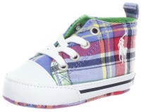 Ralph Lauren Layette Harbour Hi Sneaker (Infant/Toddler),Sapphire Plaid,0 M US Infant Ralph Lauren Layette Harbour Hi Sneaker (Infant/Toddler),Sapphire Plaid,0 M US Infant