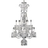 This stunning assortment of crystal chandeliers by Waterford feature three of the company's most treasured patterns-Ardmore, Lismore and Cranmore-accented by sparkling crystal droplets and strands to create a dramatic diffusion of light and color.