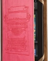 Verso Typewriter Case Cover by Molly Rausch (Fits Kindle Fire), Pink/Tan