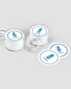 A touch of the breezy tropics comes to the patio, pool or den via this summery collection of heavyweight paperboard coasters. Set arrives in clear Lucite holder with lid for easy storage Perfect gift idea Set of 100 coasters 4 diam Made in USAFOR PERSONALIZATIONSelect a color and quantity, then scroll down and click on PERSONALIZE & ADD TO BAG to choose and preview your monogramming options. Please allow 2-3 weeks for delivery.