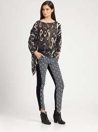 Embroidered lace forms an abstract pattern on the front of these modern pants, while a contrasting back panel balances the look. THE FITMedium rise, about 8Inseam, about 29THE DETAILSTab closureZip flyFour-pocket styleCottonMachine washMade in USA of imported fabricModel shown is 5'11 (178cm) wearing US size 4. Embroidered lace forms an abstract pattern on the front of these modern pants, while a contrasting back panel balances the look. THE FITMedium rise, about 8Inseam, about 29THE DETAILSTab closureZip flyFour-pocket styleCottonMachine washMade in USA of imported fabricModel shown is 5'11 (178cm) wearing US size 4.