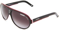 Carrera 25/S Aviator Sunglasses,Black, Red & White Frame/Dark Grey Gradient Lens,One Size Carrera 25/S Aviator Sunglasses,Black, Red & White Frame/Dark Grey Gradient Lens,One Size