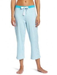 Nautica Sleepwear Women's Mate Stripe Capri Pajama Bottom