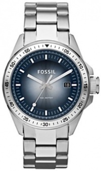 Fossil Men's AM4369 Stainless Steel Analog with Blue Dial Watch Fossil Men's AM4369 Stainless Steel Analog with Blue Dial Watch