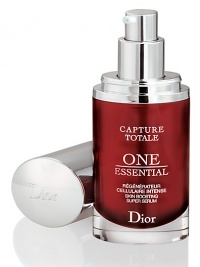 Super-charge your skincare! Dior introduces its most advanced, scientifically-proven skincare to help maximize the results of all age-defying skincare routines. NEW One Essential Skin Boosting Super Serum helps to detoxify skin cells to powerfully correct all visible signs of aging and renew skin's youthful appearance. Applied before any other skincare products, One Essential boosts their effectiveness and extends the benefits over time. Super-charge your skincare! Dior introduces its most advanced, scientifically-proven skincare to help maximize the results of all age-defying skincare routines. NEW One Essential Skin Boosting Super Serum helps to detoxify skin cells to powerfully correct all visible signs of aging and renew skin's youthful appearance. Applied before any other skincare products, One Essential boosts their effectiveness and extends the benefits over time.