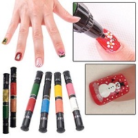 Migi Nail Polish Art Sets 12 Colors (6 Pens) - Original and Party Colors